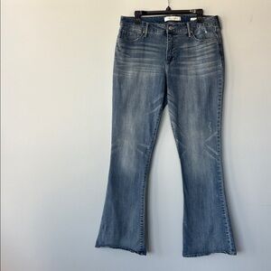 size 14 denim blue jeans Boot cut